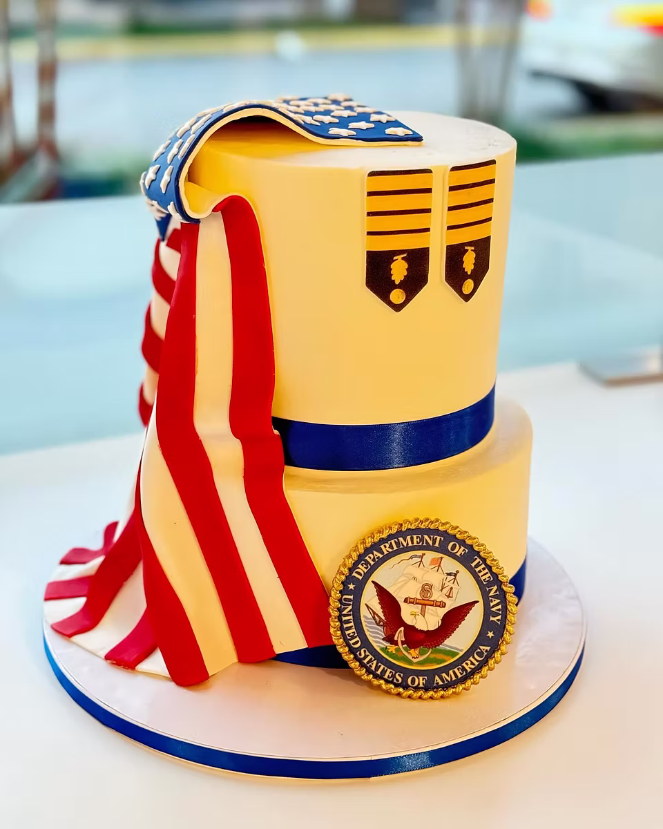 Betty's handcrafted cake